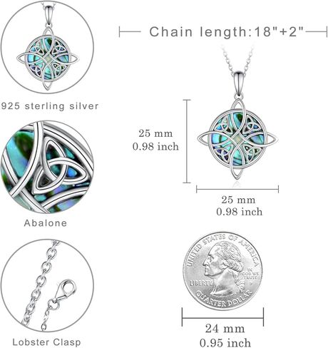 قلادة الساحرة/الساحرة/الوثنية/الويكان 925 من الفضة الاسترليني الخماسي/عقدة الساحرات/قلادة إلهة القمر الثلاثي هدايا مجوهرات للرجال والنساء in Kuwait