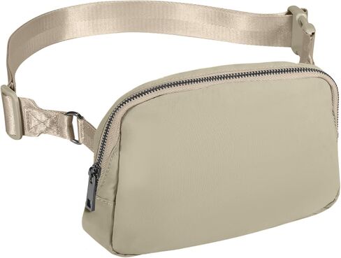 حقيبة حزام INTINI للنساء كبيرة الحجم، حقيبة كروس عصرية للرجال، حقيبة خصر للرجال، حقيبة صدر للسفر والجري والتنزه سيرًا على الأقدام باللون الأسود in Kuwait