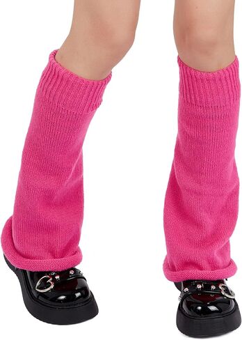 Zando Y2k Leg Warmers for Women Leg Warmers Kawaii Legwarmers Y2k Leg Warmers 80s Halloween Customes Punk Gothic Lolita in Kuwait