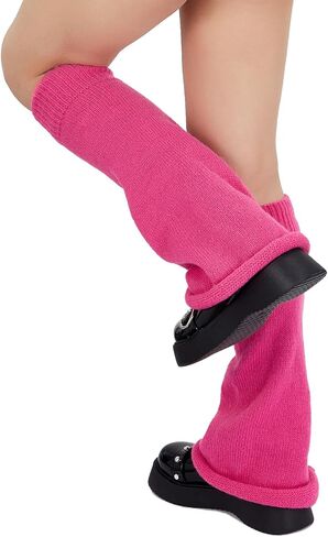 Zando Y2k Leg Warmers for Women Leg Warmers Kawaii Legwarmers Y2k Leg Warmers 80s Halloween Customes Punk Gothic Lolita in Kuwait