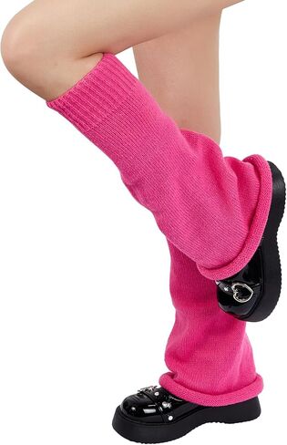 Zando Y2k Leg Warmers for Women Leg Warmers Kawaii Legwarmers Y2k Leg Warmers 80s Halloween Customes Punk Gothic Lolita in Kuwait