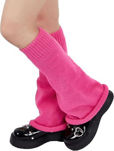 Zando Y2k Leg Warmers for Women Leg Warmers Kawaii Legwarmers Y2k Leg Warmers 80s Halloween Customes Punk Gothic Lolita in Kuwait