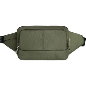 Travelon Anti-Theft Waist Pack, Black, 9 x 6 x 2