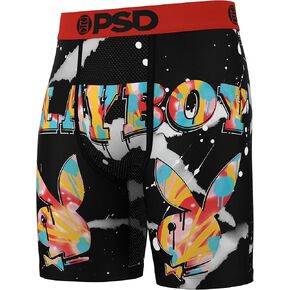 PSD Men's Playboy Boxer Briefs - Breathable and Supportive Men's Underwear with Moisture-Wicking Fabric