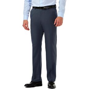 HAGGAR Mens Cool 18 Pro Classic Fit Flat Front Casual Pant Regular and Big & Tall Sizes