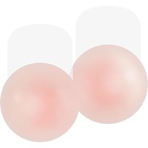 4 inch Nipple Cover with Nude Breast Lift Tape Sticky Adhesive Waterproof Reusable Silicone Nipple Pasties for Women