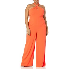 Trina Turk Womens Halter Jumpsuit