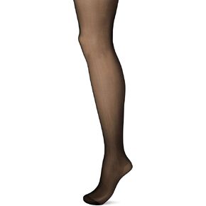 Wolford Individual 10 Den Control Top Tights For Women Seamless Sheer Pantyhose Shaping Panty Soft Waistband Reinforced Toes
