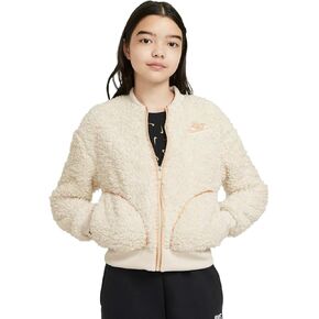 Nike Sportswear High Pile Fleece Shine Bomber Girls Jackets