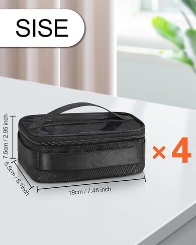 حقيبة تصفيف الشعر، حقيبة مكياج كبيرة لمصفف الشعر، حقيبة مكياج احترافية، صندوق منظم لتخزين أدوات الشعر، حقيبة حمل لحقيبة سفر الحلاق، طبقة ألومنيوم عازلة للحرارة لمعدات الشعر in Kuwait