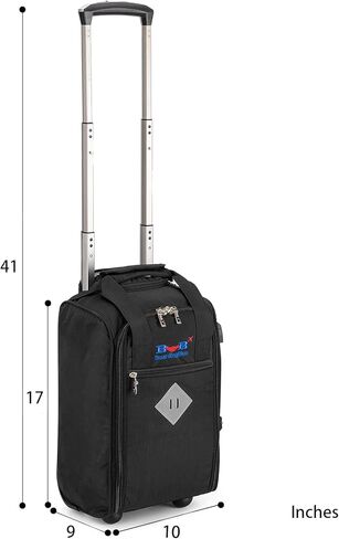 أمتعة شخصية متدحرجة مقاس 17 بوصة أسفل المقعد لشركة يونايتد إيرلاينز (أرجواني) in Kuwait