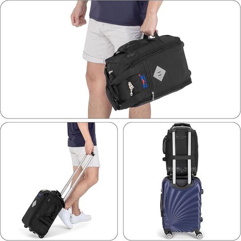 أمتعة شخصية متدحرجة مقاس 17 بوصة أسفل المقعد لشركة يونايتد إيرلاينز (أرجواني) in Kuwait