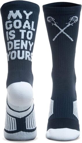 ChalkTalkSPORTS Lacrosse Athletic Mid-Calf Woven Socks | Lax Socks in Saudi Arabia