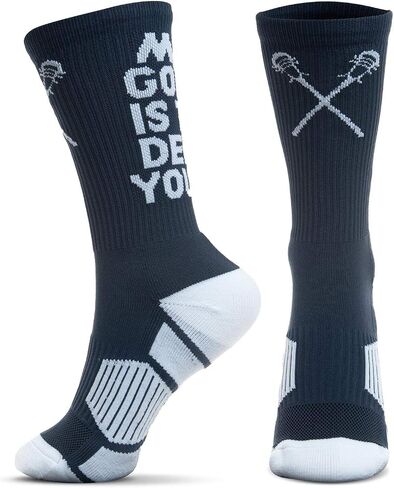 ChalkTalkSPORTS Lacrosse Athletic Mid-Calf Woven Socks | Lax Socks in Saudi Arabia