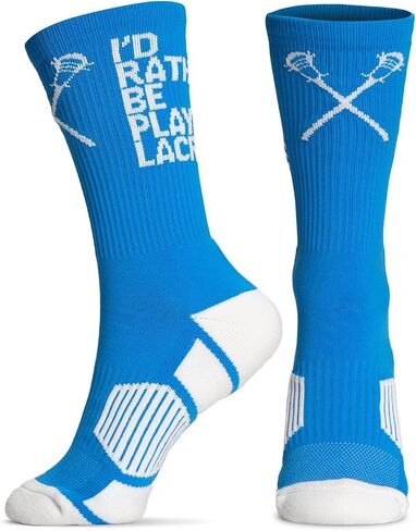 ChalkTalkSPORTS Lacrosse Athletic Mid-Calf Woven Socks | Lax Socks in Saudi Arabia