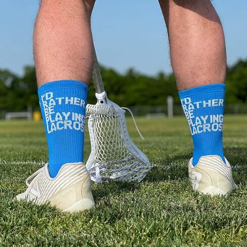 ChalkTalkSPORTS Lacrosse Athletic Mid-Calf Woven Socks | Lax Socks in Saudi Arabia
