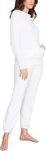 بلوفر بغطاء للرأس Cozychic Ultra Lite للسيدات من Barefoot Dreams، سترات خريفية كاجوال للسيدات من البوليستر in Saudi Arabia
