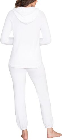 بلوفر بغطاء للرأس Cozychic Ultra Lite للسيدات من Barefoot Dreams، سترات خريفية كاجوال للسيدات من البوليستر in Saudi Arabia