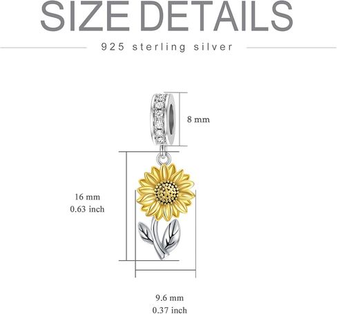 Charms for Bracelet 925 Sterling Silver Italian Horn/Philippines Sun in Kuwait