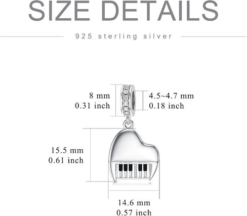 Charms for Bracelet 925 Sterling Silver Italian Horn/Philippines Sun in Kuwait