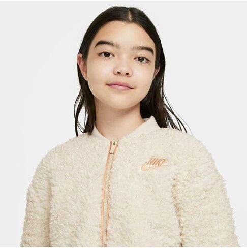 Nike Sportswear High Pile Fleece Shine Bomber Girls Jackets in Saudi Arabia
