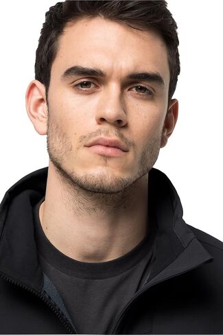 جاكيت Jack Wolfskin رجالي ويرلويند سوفت شيل in Saudi Arabia