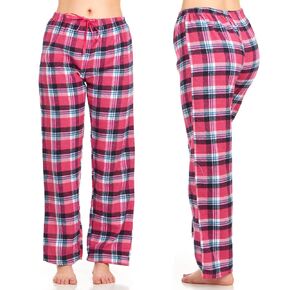 DARESAY Flannel Pajama Pants for Women - Soft, Comfortable Plaid Lounge Pants with Adjustable Fit - Comfy Lounge Homewear