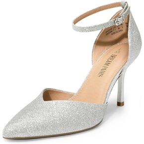DREAM PAIRS Women’s High Heels Strappy Closed Toe Stiletto Ankle Strap Pointed Toe D'Orsay Heel Dress Wedding Party Pumps Shoes