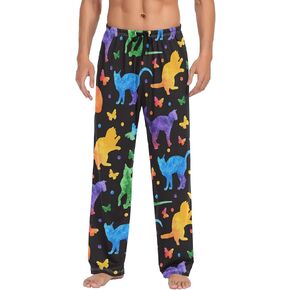 North American Bald Eagle Flag Pajama Pants Men's Pajama Bottoms Lounge Sleepwear PJs Sleep Pants S