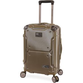 Highland Tactical Hardside Carry-On Luggage, Black, 21 inch