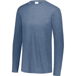 Augusta Sportswear Boys Tri-Blend Long Sleeve Crew
