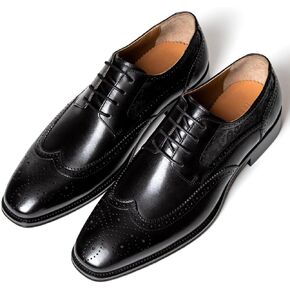 Men's Dress Oxfords Shoes Laces Up for Mens Business Formal Wedding Comfortable Shoes