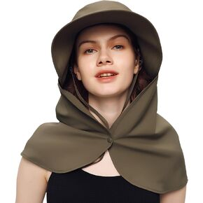 Sun Hat for Men Women Multifunctional Full Protection Fishing Hat Gardening Cap with Face Cover Scarf SNH5M217T