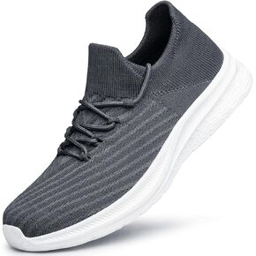YHOON Mens Walking Shoes Slip on Casual Shoes Lightweight Workout Gym Tennis Shoes
