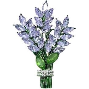Lavender Flower Brooch Elegant Jewelry Brooches Wedding Flowers Pin Women brooches and pins fashion jewelry