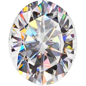 Star Fire Moissanite Loose Stone Oval Cut Moissanite Loose Gemstones D/VVS1 Clarity for Pendant, Ring, Stud Earring - Jewelry Making 0.10ct-10ct With Certificate Of Authenticity GRA