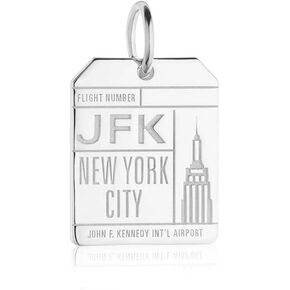 Jet Set Candy New York JFK Luggage Tag Travel Charm