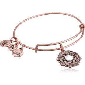 Alex and Ani Women's Mother of The Bride Bracelet, Rafaelian Antique Rose, Expandable