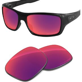 عدسات بديلة للأداء متوافقة مع Oakley Turbine OO9263 المستقطبة المحفورة