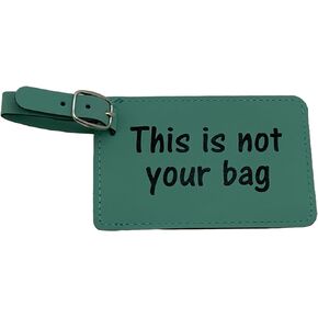 Best Luggage Tag, This is not Your Bag, Single (Black)