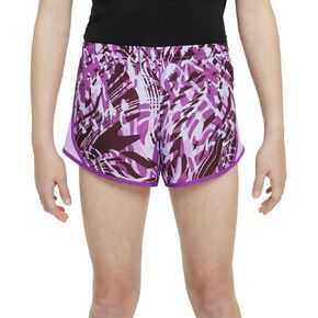 Nike Big Girls' (7-16) Dri-Fit Tempo Running Shorts (US, Alpha, Large, Regular, Rush Fuchsia/Grand Purple)