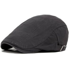 FASHIXD Mens Cotton Flat Cap Newsboy Hats for Men Breathable Flat Cap Hat [All Senson]