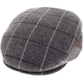 Belfry Wool Blend Tweed Flat Caps Mens Womens 5 Colors