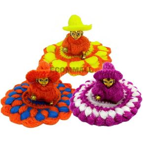 BD Exports Laddu Gopal Winter Dress Bal Gopal Krishna Idol Woolen Cloth Poashak Laddu Gopal Combo Set (Size 0) in Saudi Arabia