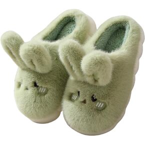 LICHENHAO Rabbit cotton slippers Cartoon cotton slippers Cotton slippers Home cotton slippers Men's and women's cotton slippers