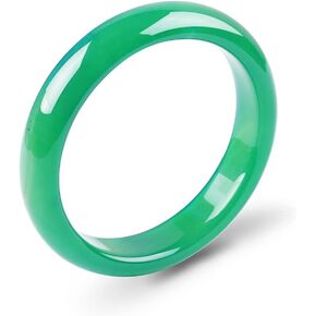 LIU'S TUNG Natural Agate Bangle Bracelet for Women Girls Birthstone Gemstone Bangle Bracelet Handmade with certificate of authenticity in Kuwait