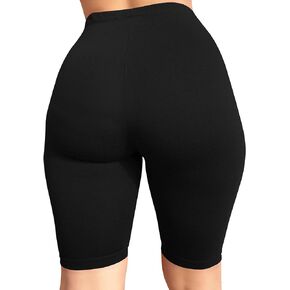 BORIFLORS Women's Athletic Workout High Waist Gym Biker Shorts
