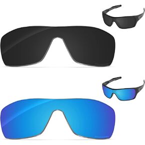 Tintart Performance Replacement Lenses for Oakley Turbine Rotor OO9307 Polarized Etched - Value Pack