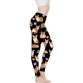 Belidome Stylish Women Leggings High Waist Pants for Workout Yoga Jogging Sports Soft Stretch, XS-3XL Size