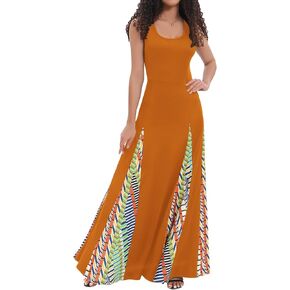 Women's Sleeveless Tank Bodycon Maxi Dress Sexy Elegant Evening Party Floor Length Long Dress S-XXL
